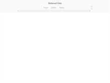 Tablet Screenshot of batteredoats.com